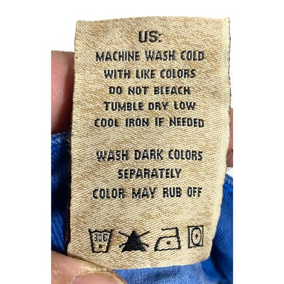 MEK DNM Tyler Cigarette Jeans Womens 27x34 Denim Blue Stretch Casual Y2K Boho - Picture 8 of 8